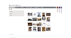 Desktop Screenshot of bernardkohn.org